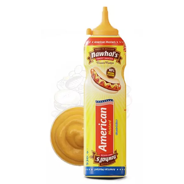 SAUCE-AMERICAN-MUSTARD-NAWHALS-930-G SAUCE AMERICAN MUSTARD NAWHAL ‘S 930 G