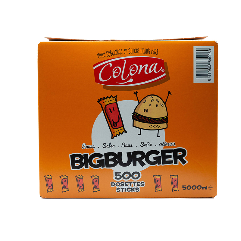 SAUCE-BIGGY-BURGER-COLONA-500-DOSETTES SAUCE BIGGY BURGER COLONA 500 DOSETTES