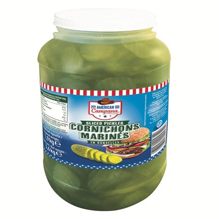 Cornichons rondelle gallon - conserve grossiste restauration