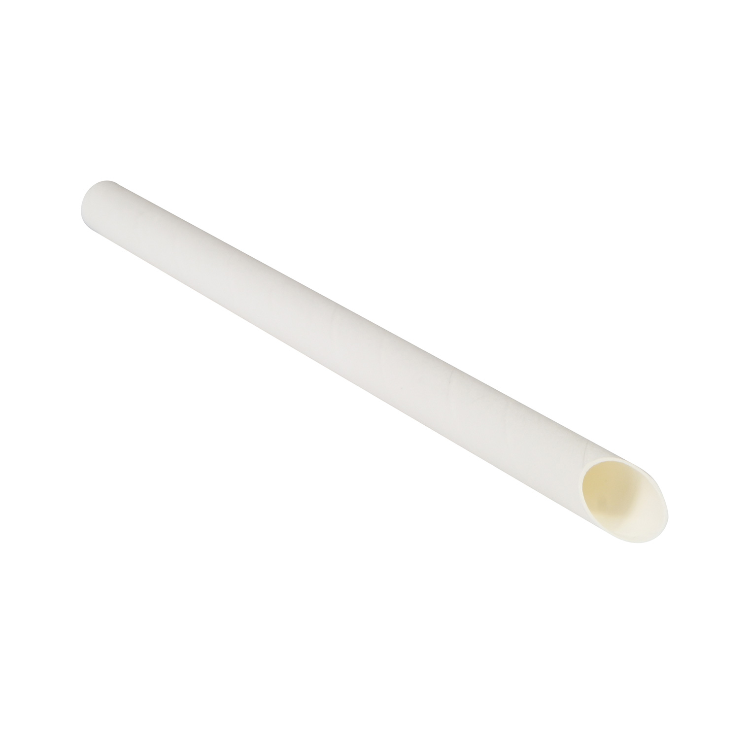 PBW-200 Paille papier bubble tea blanche 200 x Ø12 mm