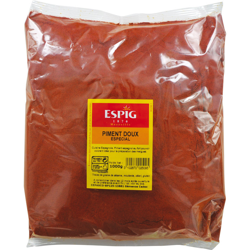 piment-doux-special-moulu-1-kg Piment doux especial Espig 1Kg - épice professionnelle grossiste